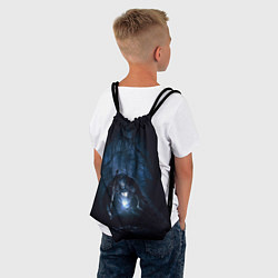 Рюкзак-мешок Странник в лесу, цвет: 3D-принт — фото 2
