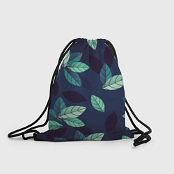 Рюкзак-мешок Текстура Листья, цвет: 3D-принт