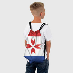 Рюкзак-мешок Мордовия, цвет: 3D-принт — фото 2