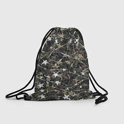 Рюкзак-мешок Звёзды и колючки, цвет: 3D-принт