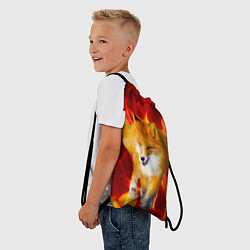 Рюкзак-мешок Fire Fox, цвет: 3D-принт — фото 2
