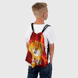 Рюкзак-мешок Fire Fox, цвет: 3D-принт — фото 2