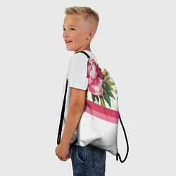 Рюкзак-мешок Нежные Розы, цвет: 3D-принт — фото 2