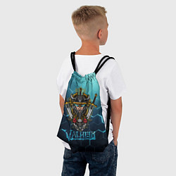 Рюкзак-мешок Valheim Neon Samurai, цвет: 3D-принт — фото 2