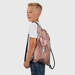 Рюкзак-мешок Лиса Манобан BLACKPINK, цвет: 3D-принт — фото 2