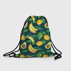 Рюкзак-мешок Фрукты, цвет: 3D-принт