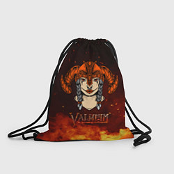 Рюкзак-мешок Valheim девушка воин, цвет: 3D-принт