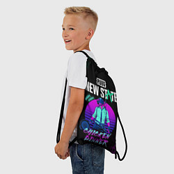 Рюкзак-мешок PUBG NEW STATE ПАБГ НЕОН, цвет: 3D-принт — фото 2