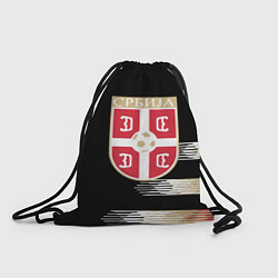 Рюкзак-мешок Сборная Сербии, цвет: 3D-принт