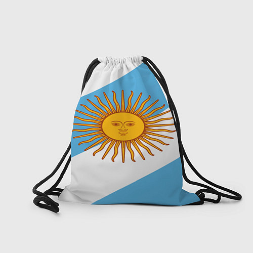 Мешок для обуви Сборная Аргентины спина / 3D-принт – фото 2