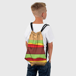 Рюкзак-мешок Бутерброд, цвет: 3D-принт — фото 2