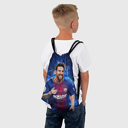 Рюкзак-мешок Лионель Месси Барселона 10, цвет: 3D-принт — фото 2