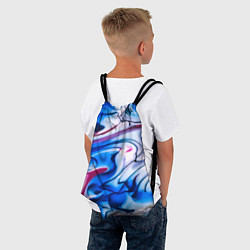 Рюкзак-мешок ТАЙ ДАЙ ОКЕАН ЧЕРНИЛ, цвет: 3D-принт — фото 2
