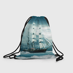 Рюкзак-мешок Парусник, цвет: 3D-принт