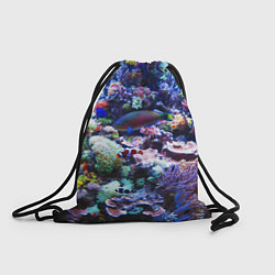 Рюкзак-мешок Коралловые рыбки, цвет: 3D-принт