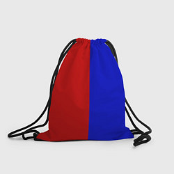 Рюкзак-мешок Красно-синий, цвет: 3D-принт