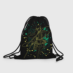 Рюкзак-мешок Атака Титанов, Леви Аккерман, цвет: 3D-принт