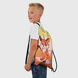 Рюкзак-мешок Лися, цвет: 3D-принт — фото 2