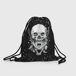 Рюкзак-мешок Череп Зверь и Брызги, цвет: 3D-принт