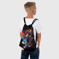 Рюкзак-мешок Sonics team, цвет: 3D-принт — фото 2