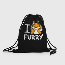 Мешок для обуви I love furry