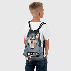 Рюкзак-мешок Furry fox, цвет: 3D-принт — фото 2