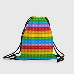 Рюкзак-мешок Pop It, цвет: 3D-принт