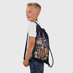 Рюкзак-мешок Анубис, цвет: 3D-принт — фото 2