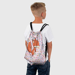 Рюкзак-мешок Лисичка и мышка, цвет: 3D-принт — фото 2