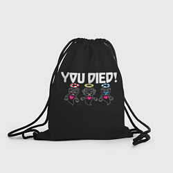 Рюкзак-мешок You Died, цвет: 3D-принт