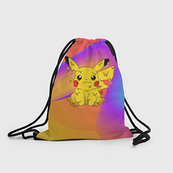 Рюкзак-мешок Пикачу капелька, цвет: 3D-принт