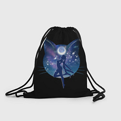 Рюкзак-мешок Sailor Moon силуэт, цвет: 3D-принт