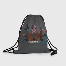 Рюкзак-мешок Dallas, цвет: 3D-принт