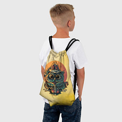 Рюкзак-мешок Совушка, цвет: 3D-принт — фото 2