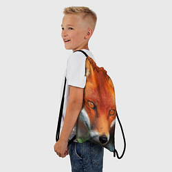 Рюкзак-мешок Лисица охотница, цвет: 3D-принт — фото 2