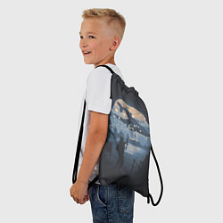 Рюкзак-мешок Эбби с луком, цвет: 3D-принт — фото 2