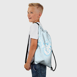 Рюкзак-мешок Blue Lil Peep, цвет: 3D-принт — фото 2