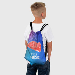 Рюкзак-мешок PIZZA MUSIC, цвет: 3D-принт — фото 2