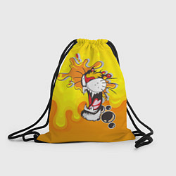 Рюкзак-мешок Тигр из капель, цвет: 3D-принт