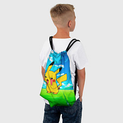 Рюкзак-мешок Уставший Пикачу, цвет: 3D-принт — фото 2