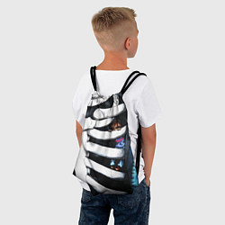 Рюкзак-мешок SANS AND FRISK, цвет: 3D-принт — фото 2