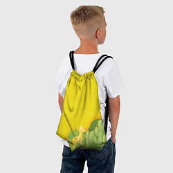 Рюкзак-мешок Милый жираф в кактусах, цвет: 3D-принт — фото 2