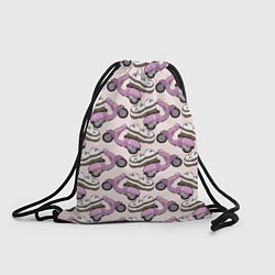 Рюкзак-мешок Медведи на мопеде, цвет: 3D-принт