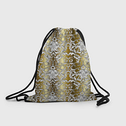 Рюкзак-мешок Versace gold & white, цвет: 3D-принт