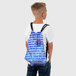 Рюкзак-мешок Тельняшка со значком ВДВ, цвет: 3D-принт — фото 2