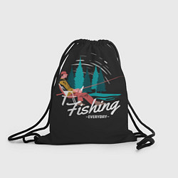 Рюкзак-мешок Рыбалка Fishing, цвет: 3D-принт