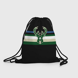 Рюкзак-мешок Milwaukee Bucks форма Statement Edition, цвет: 3D-принт