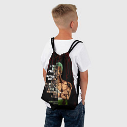Рюкзак-мешок Зоро окровавленный One Piece, цвет: 3D-принт — фото 2