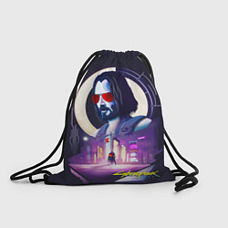 Рюкзак-мешок Cyberpunk 2077 Johnny, цвет: 3D-принт