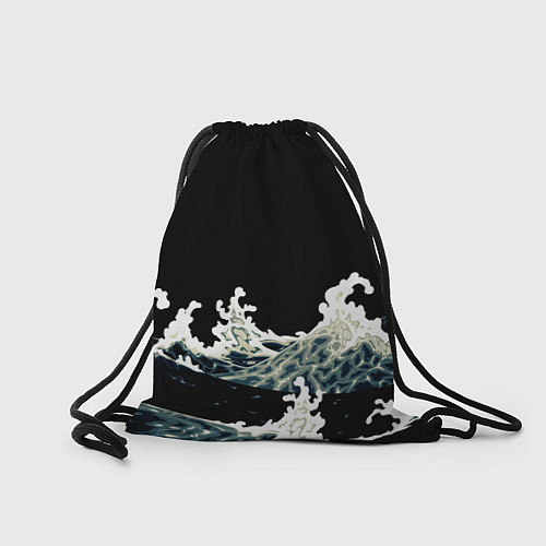 Мешок для обуви Карп Кои Волна Япония Рыба / 3D-принт – фото 2
